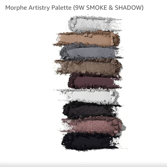 MORPHE 9W NEW IN PACKAGE SMOKE & SHADOW ARTISTRY PALLET 9 SHADES - Picture 2 of 3